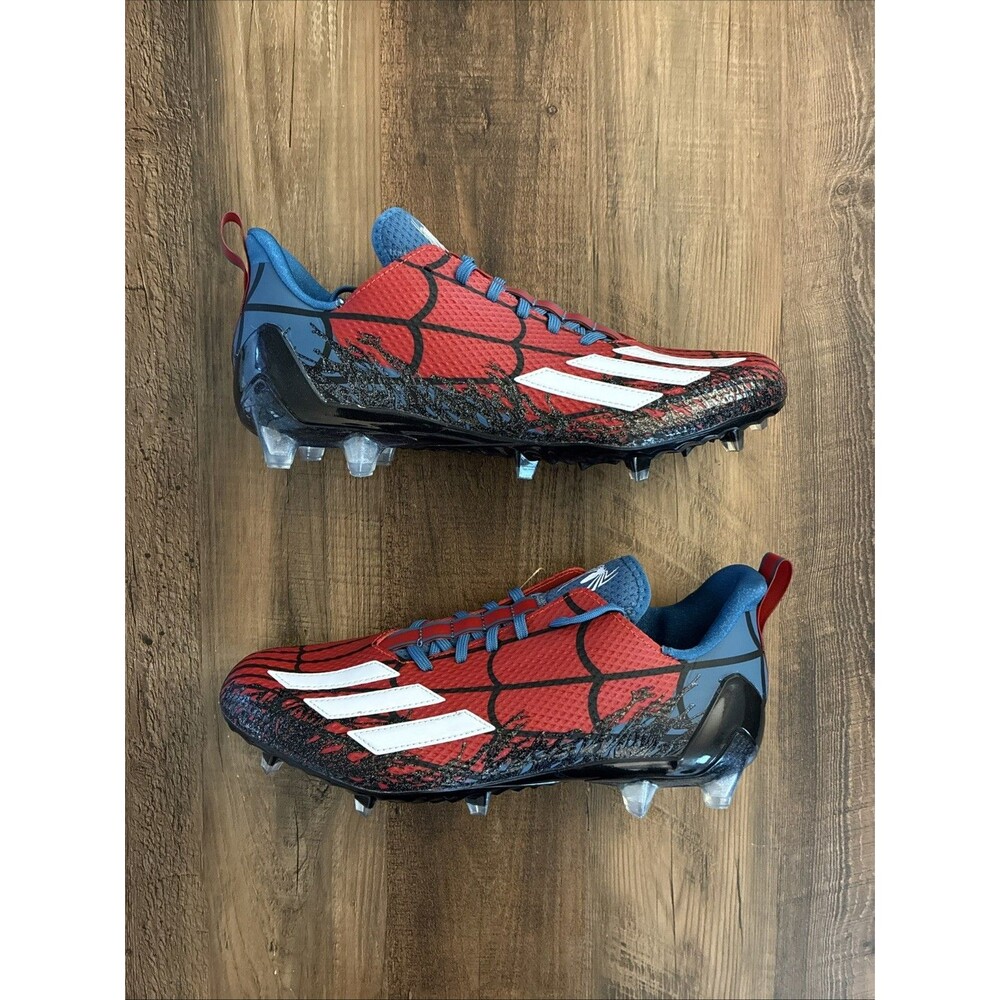 Adidas x PlayStation Adizero 12.0 SpiderMan Football Cleats Men’s Size 11 IG9727